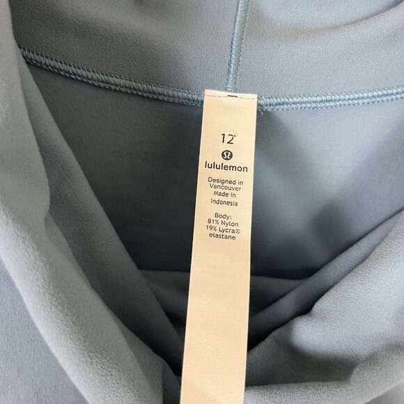 Lululemon Athletic Melodic Movement Long Sleeve Shirt Cascade Blue Size 12 - Picture 8 of 8